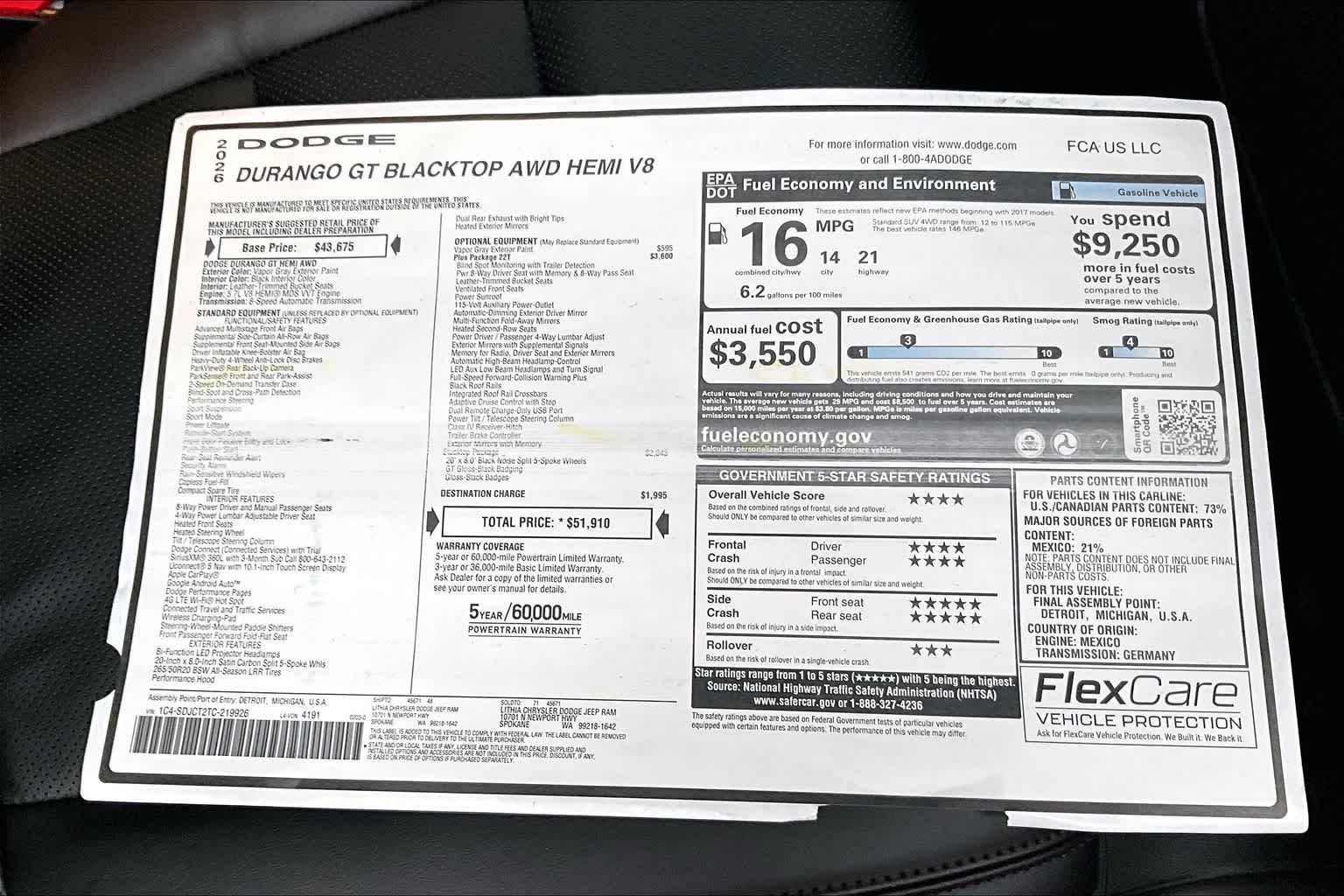 Thumbnail: 2026 Dodge Durango - 23