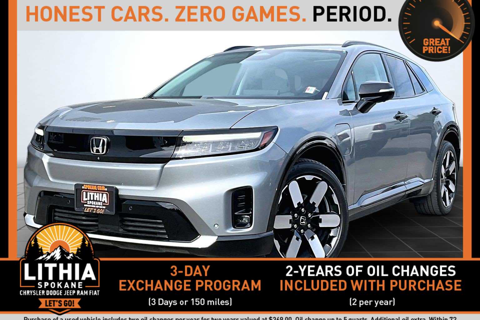 Used 2024 Honda Prologue Elite with VIN 3GPKHZRJ7RS509458 for sale in Spokane, WA