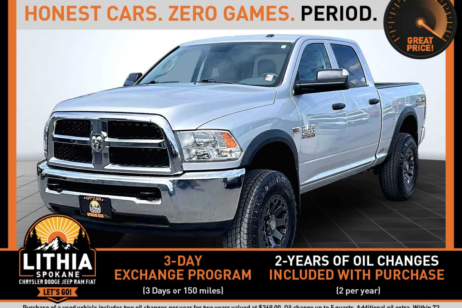 2017 RAM 2500 Tradesman -
                  Spokane, WA