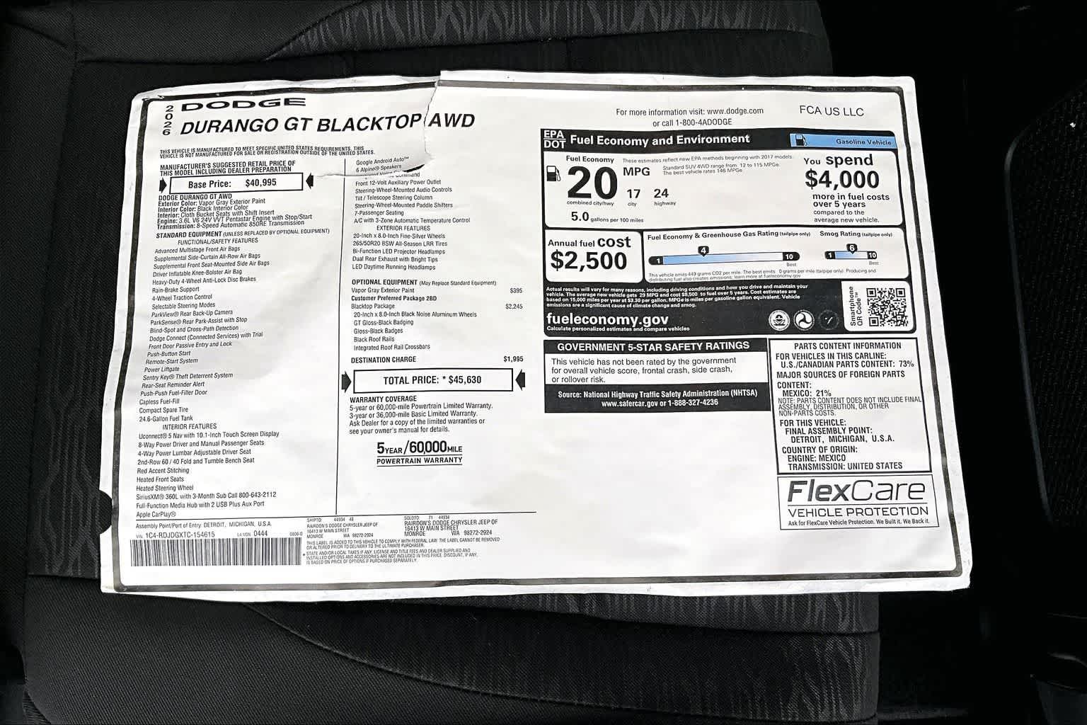 Thumbnail: 2026 Dodge Durango - 23