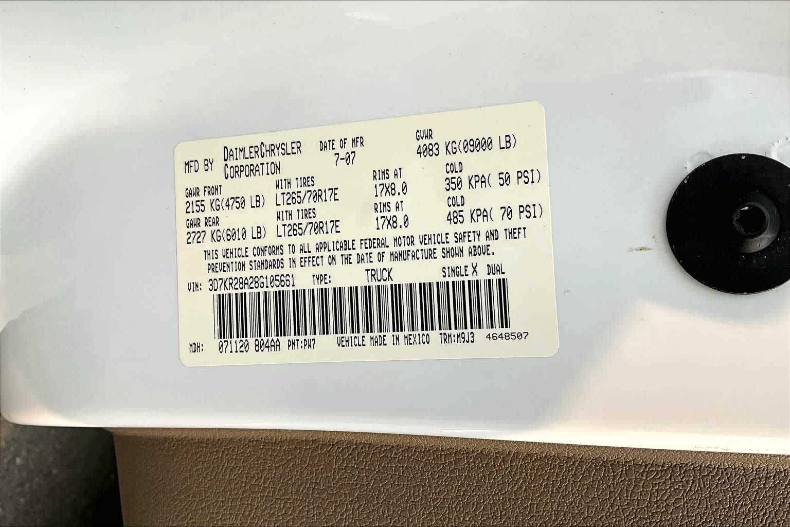 Thumbnail: 2008 Dodge Ram 2500 - 20