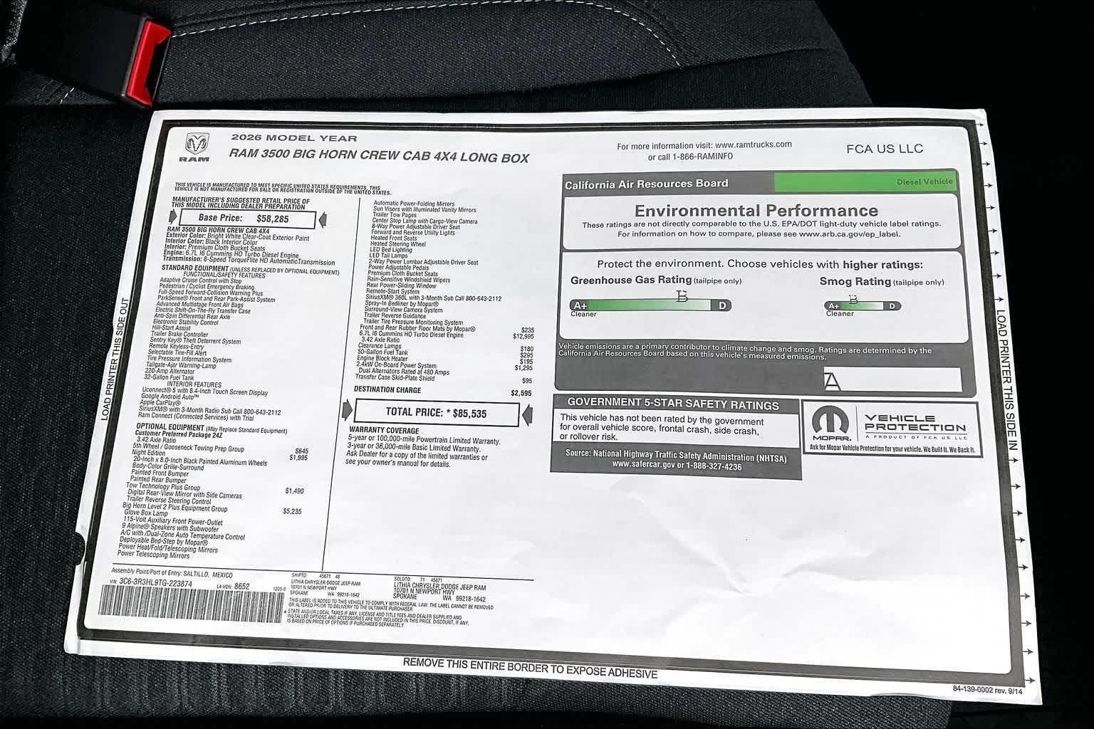 Thumbnail: 2026 RAM 3500 - 23