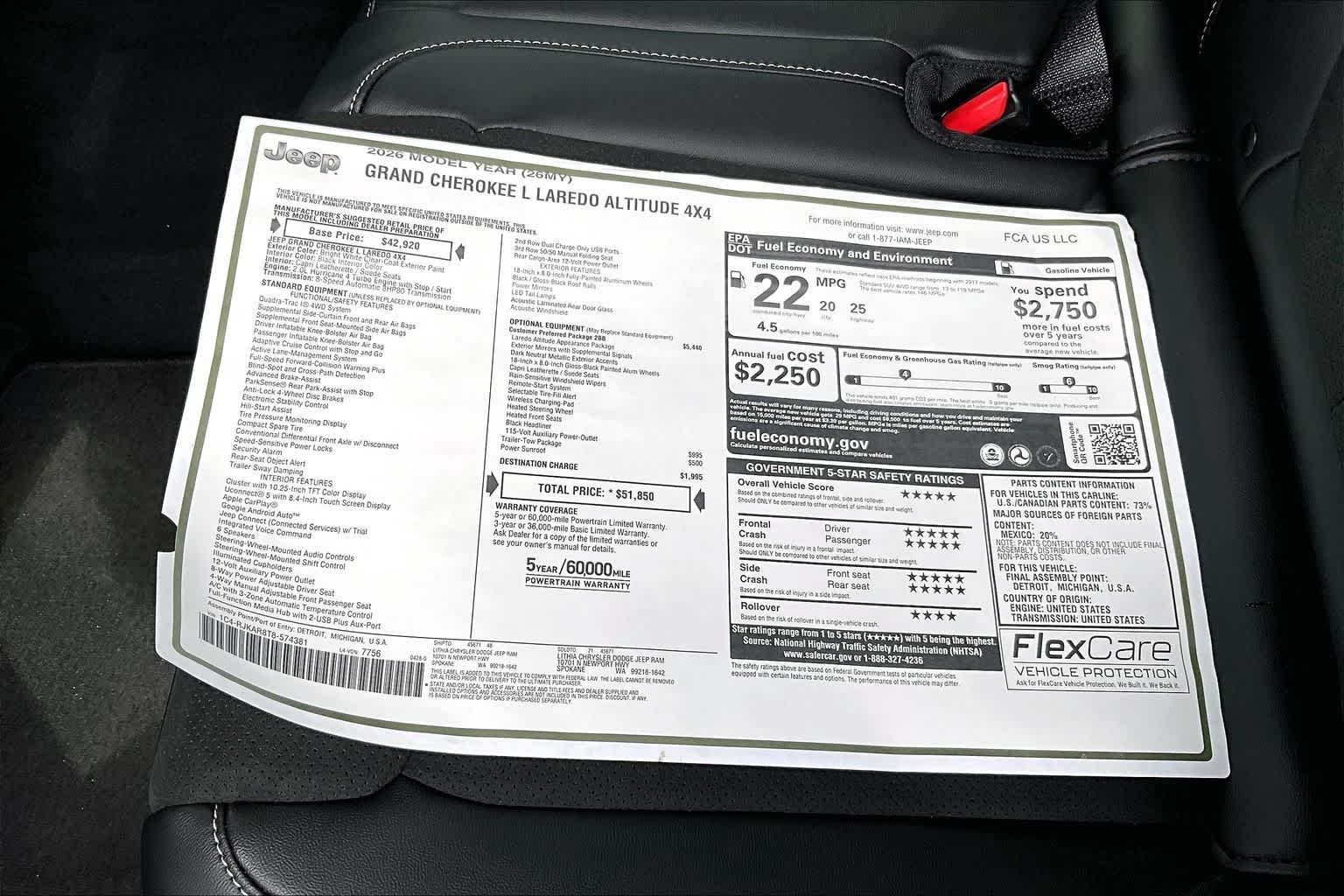 Thumbnail: 2026 Jeep Grand Cherokee L - 23