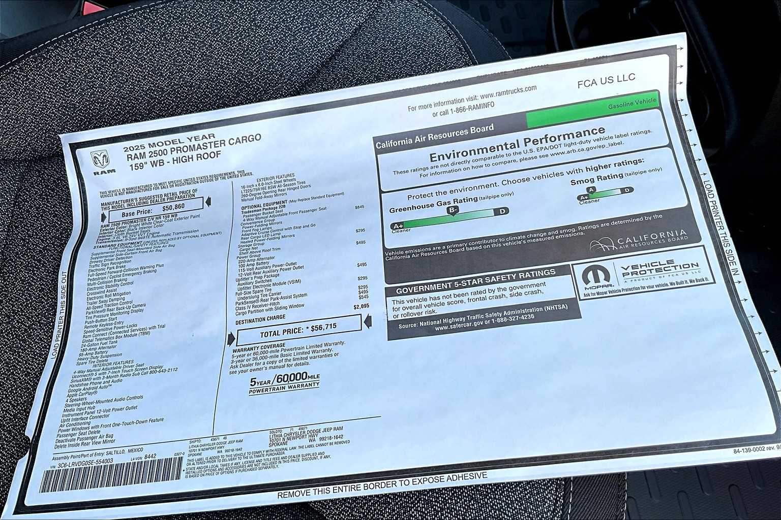 Thumbnail: 2025 RAM ProMaster - 22