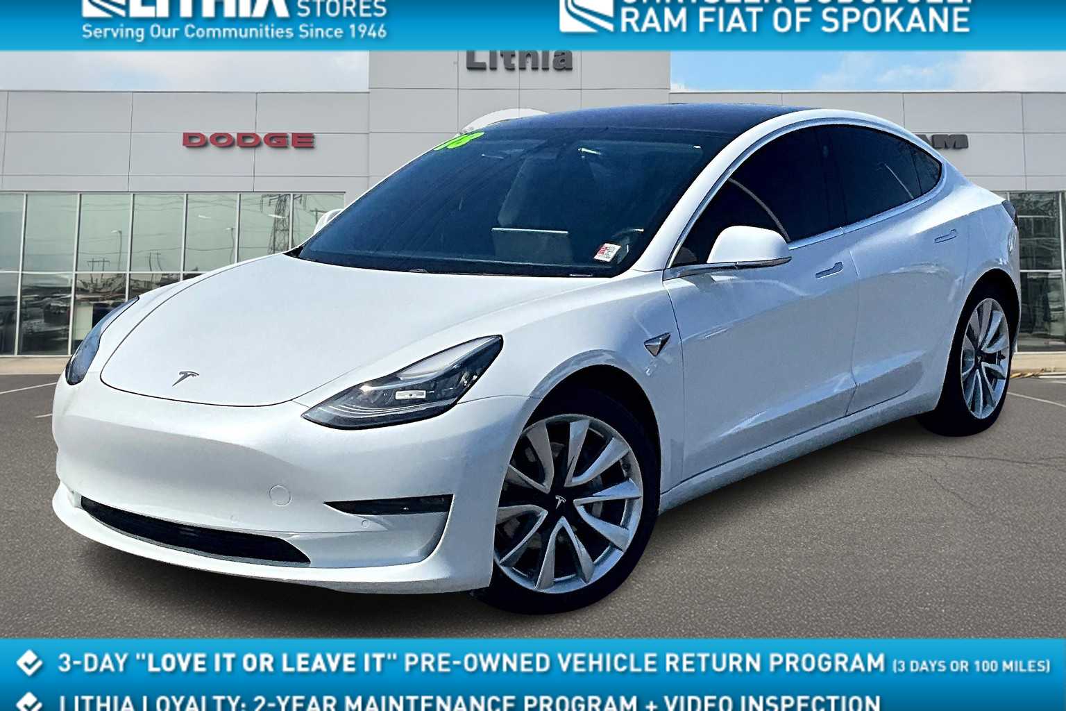 2018 Tesla Model 3 Long Range -
                  Spokane, WA
