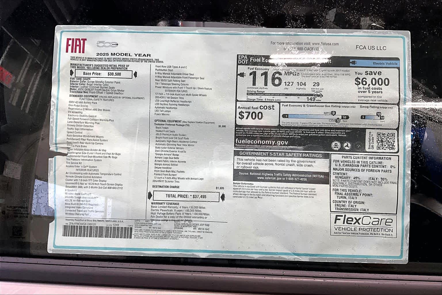 Thumbnail: 2025 Fiat 500e - 23