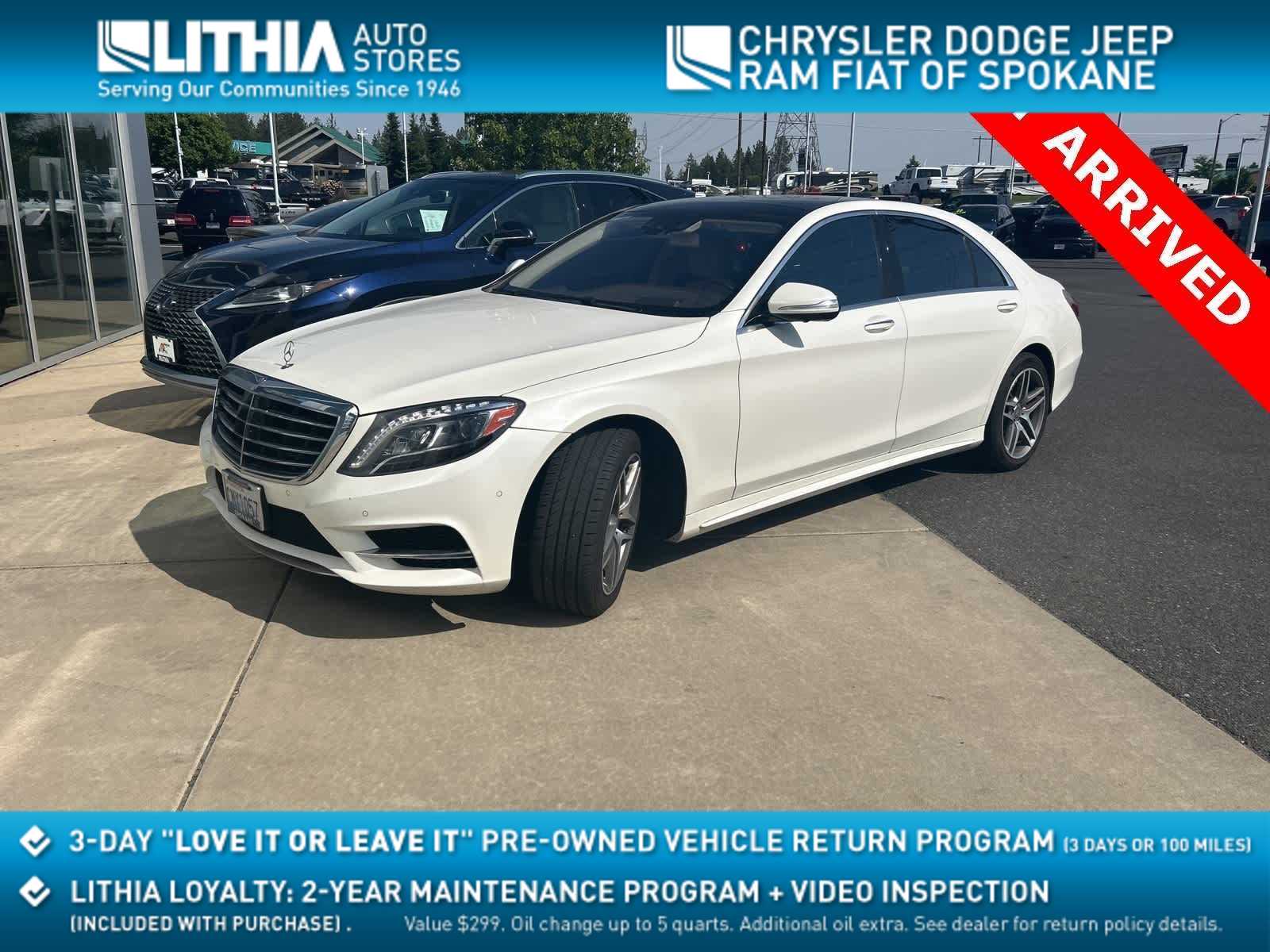 2016 Mercedes-Benz S-Class S 550 Hero Image