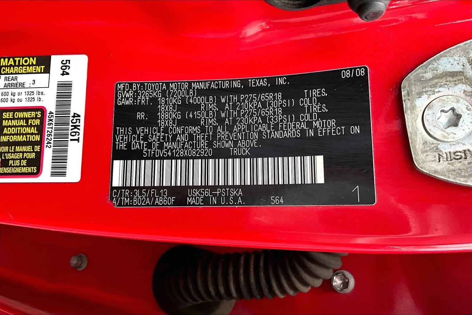 Thumbnail: 2008 Toyota Tundra - 21