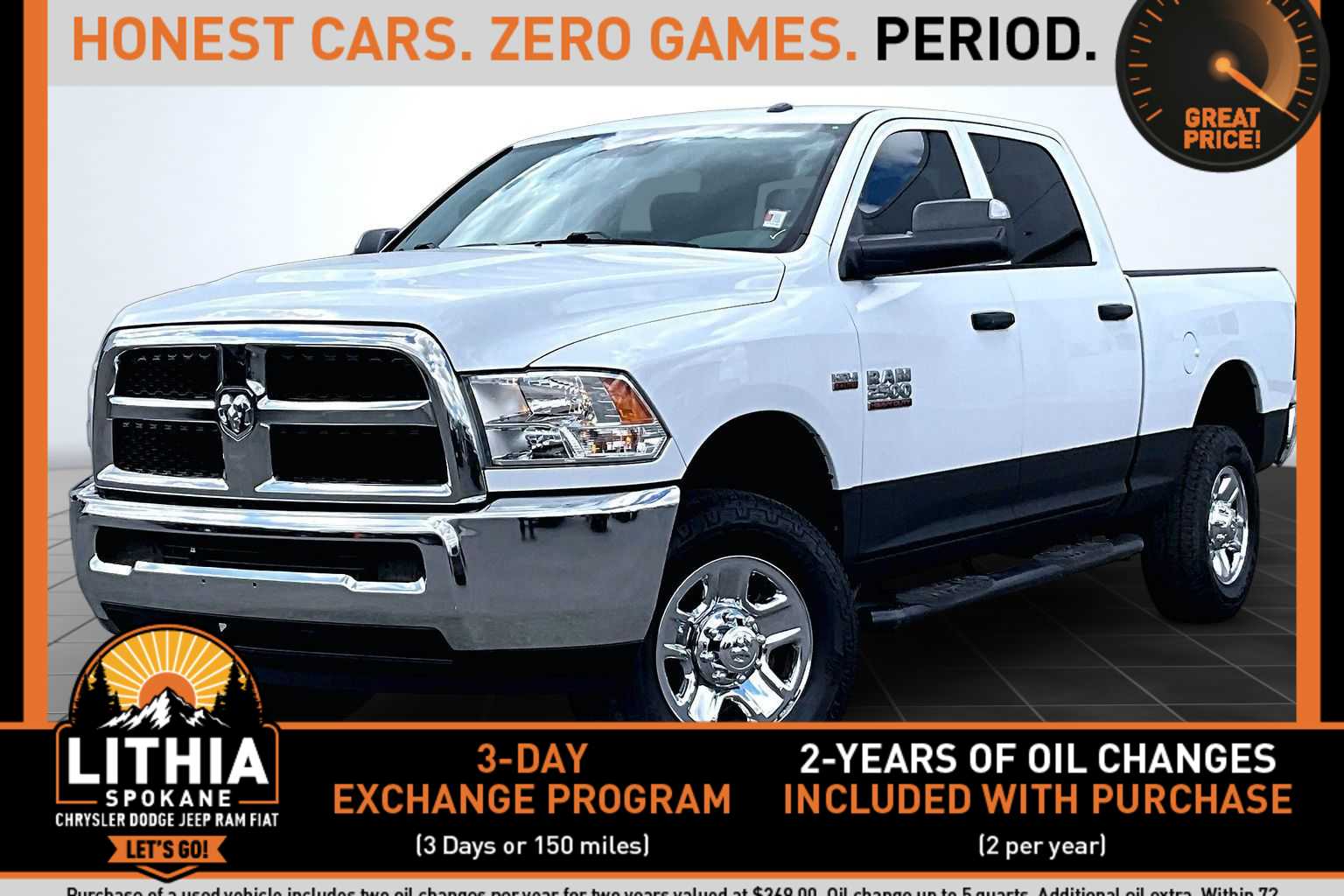 2016 RAM 2500 Tradesman -
                  Spokane, WA