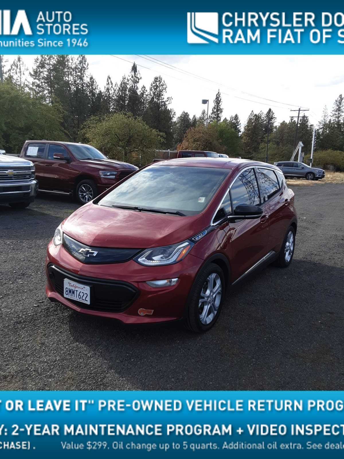 2019 Chevrolet Bolt EV LT -
                  Spokane, WA