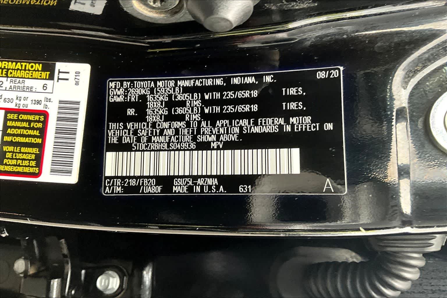 Thumbnail: 2020 Toyota Highlander - 21