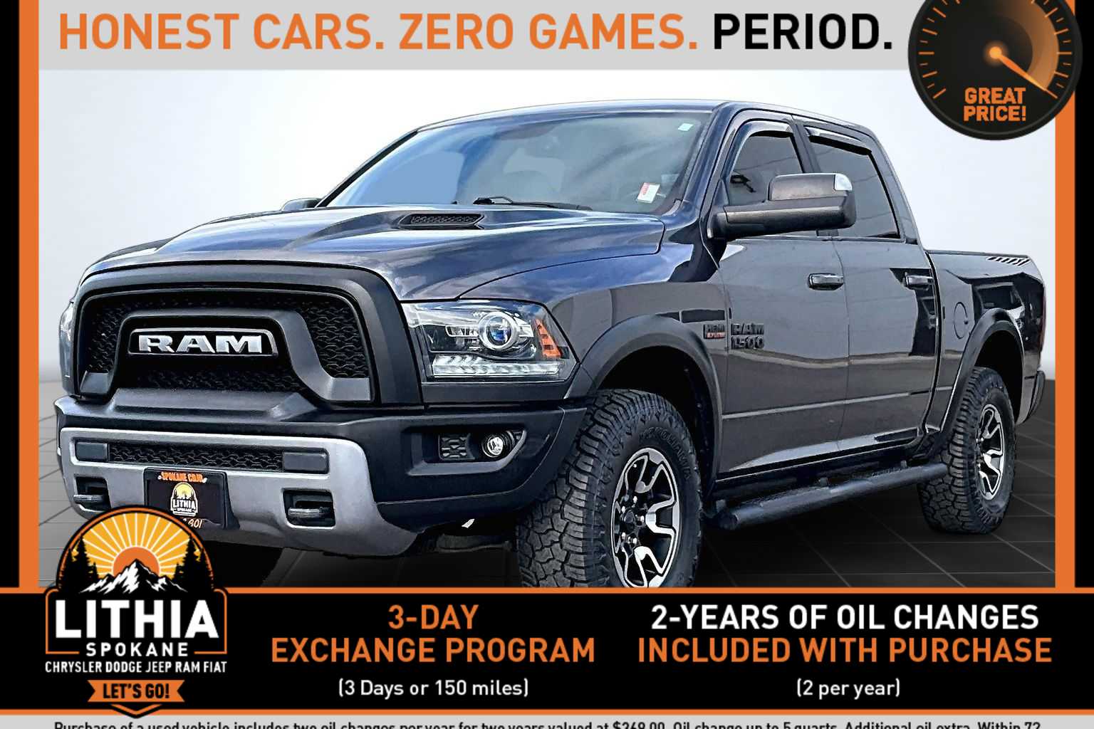 2017 RAM 1500 Rebel Crew Cab 4x4 5'7" Box's photo