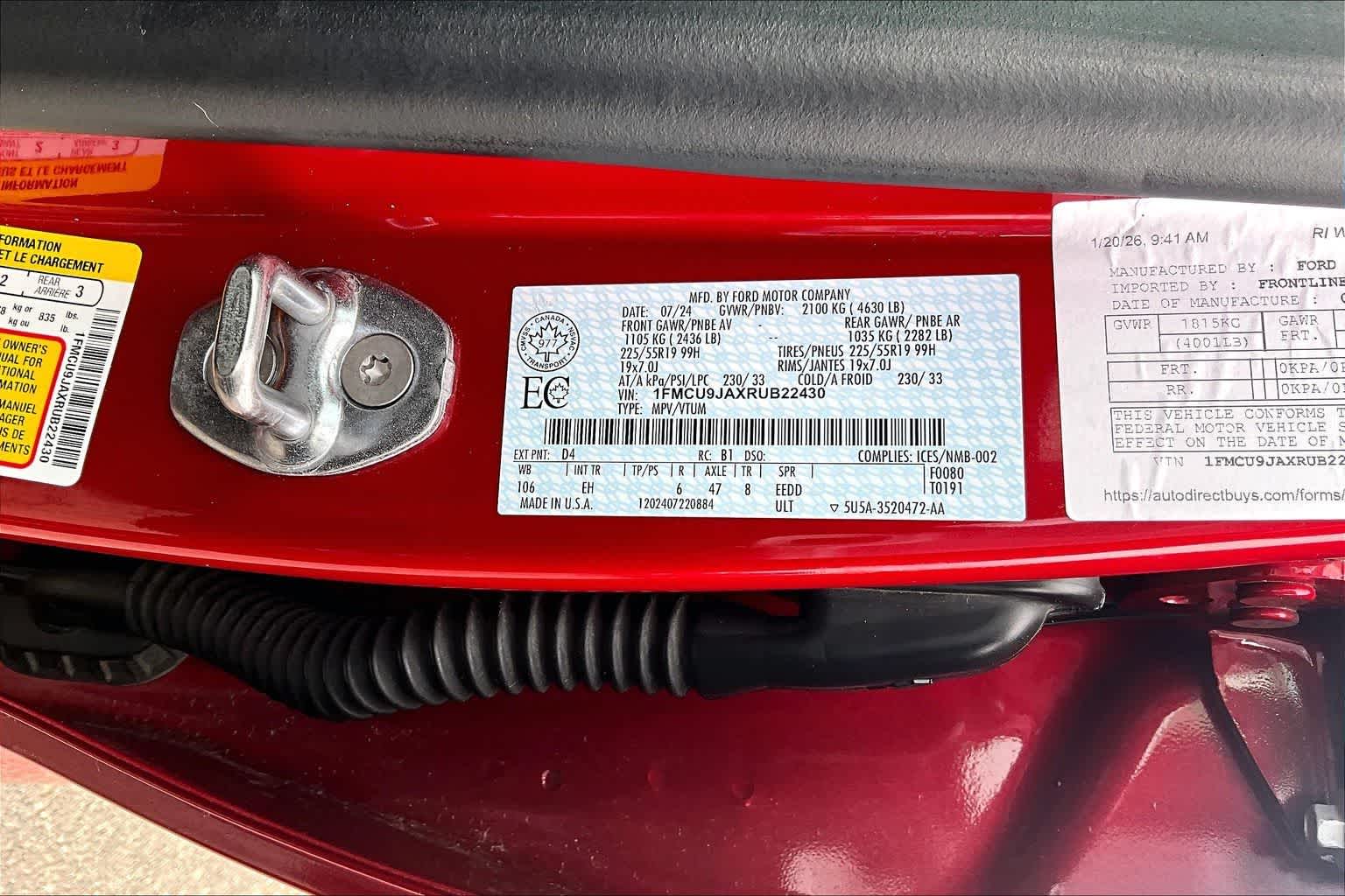 Thumbnail: 2024 Ford Escape - 21