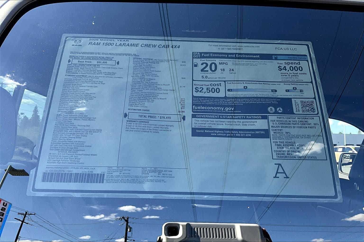 Thumbnail: 2026 RAM 1500 - 24