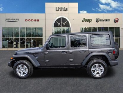 New 2022 Jeep Wrangler Sport Utility UNLIMITED SPORT S 4X4 Granite Crystal  For Sale | Medford OR Lithia Motors | Stock: NW273388