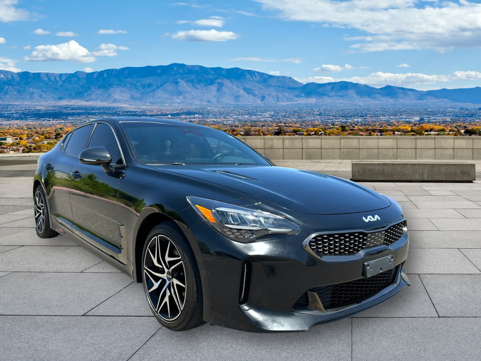 Used 2023 Kia Stinger GT-Line with VIN KNAE35LD5P6125248 for sale in Santa Fe, NM