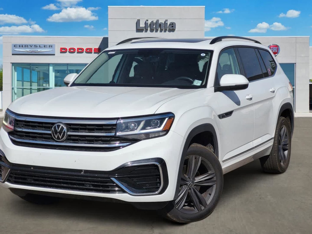 Used 2021 Volkswagen Atlas 3.6L V6 SE w/Technology R-Line 4MOTION (2021.5) SUV