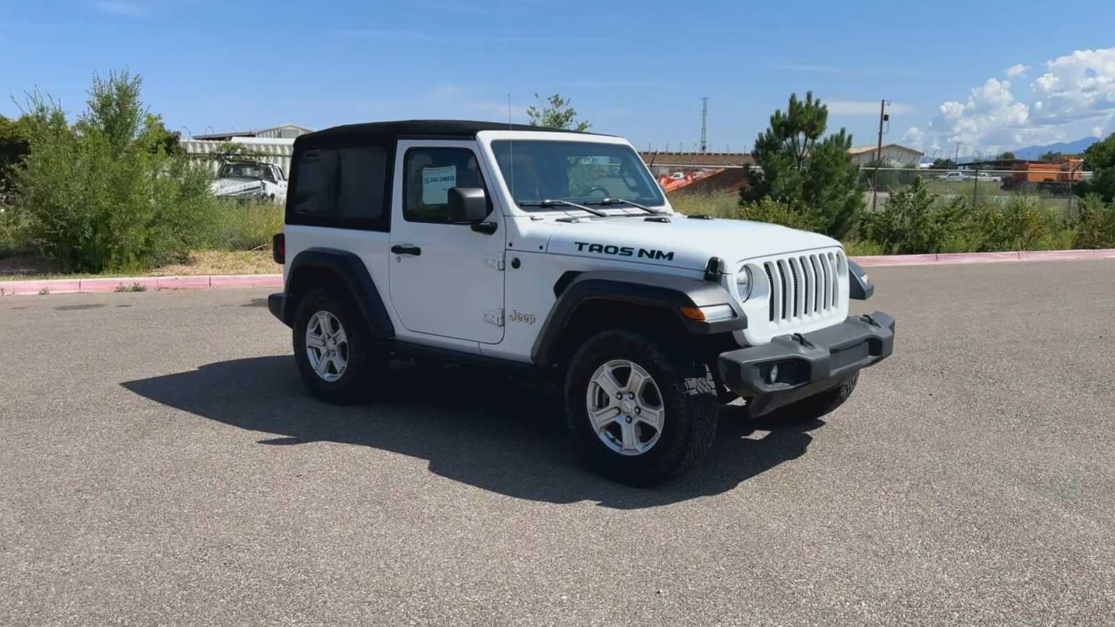 Used 2020 Jeep Wrangler Sport S with VIN 1C4GJXAN9LW156182 for sale in Santa Fe, NM