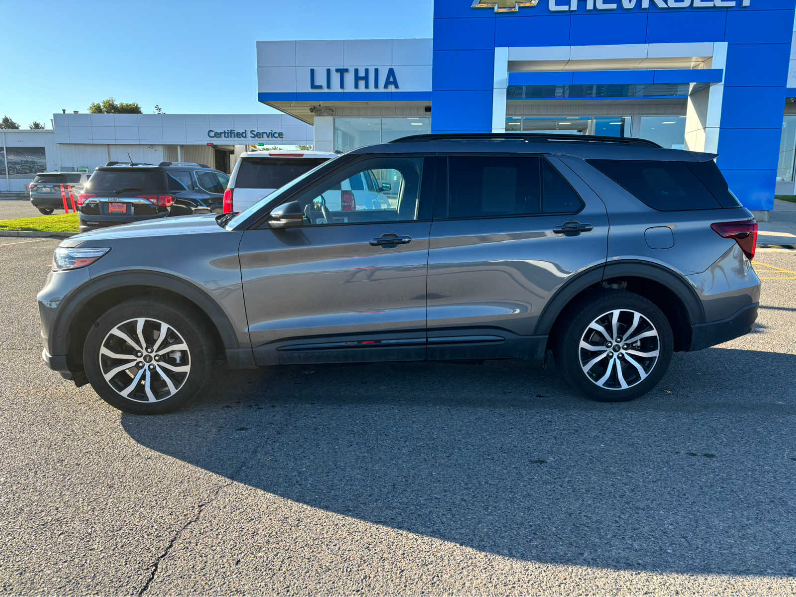 Used 2022 Ford Explorer ST with VIN 1FM5K8GC4NGB54767 for sale in Helena, MT