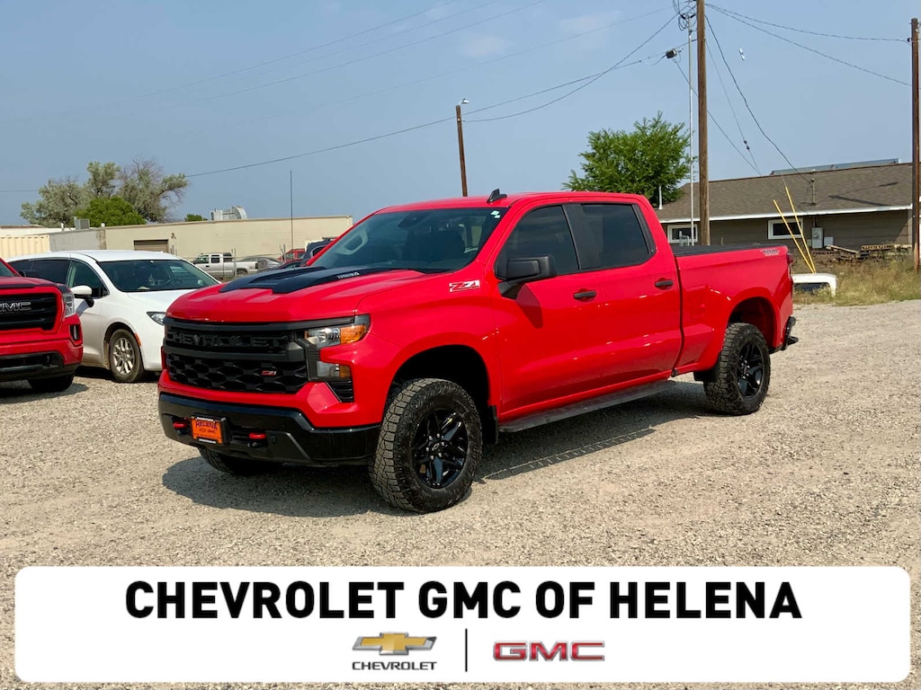 Used 2024 Chevrolet Silverado 1500 Custom Trail Boss Truck Crew Cab