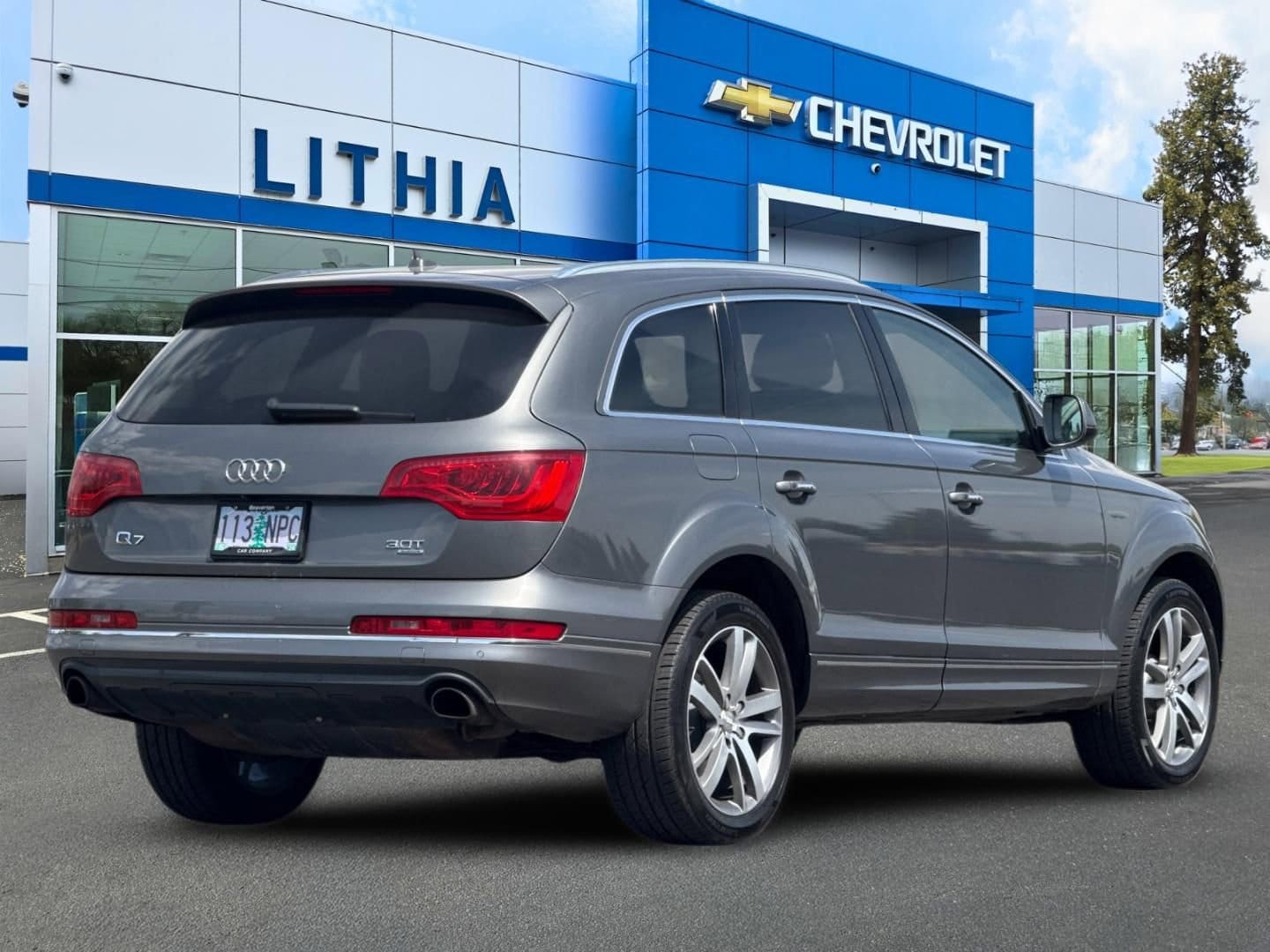 Used 2015 Audi Q7 Premium Plus with VIN WA1LGAFE1FD025356 for sale in Bend, OR