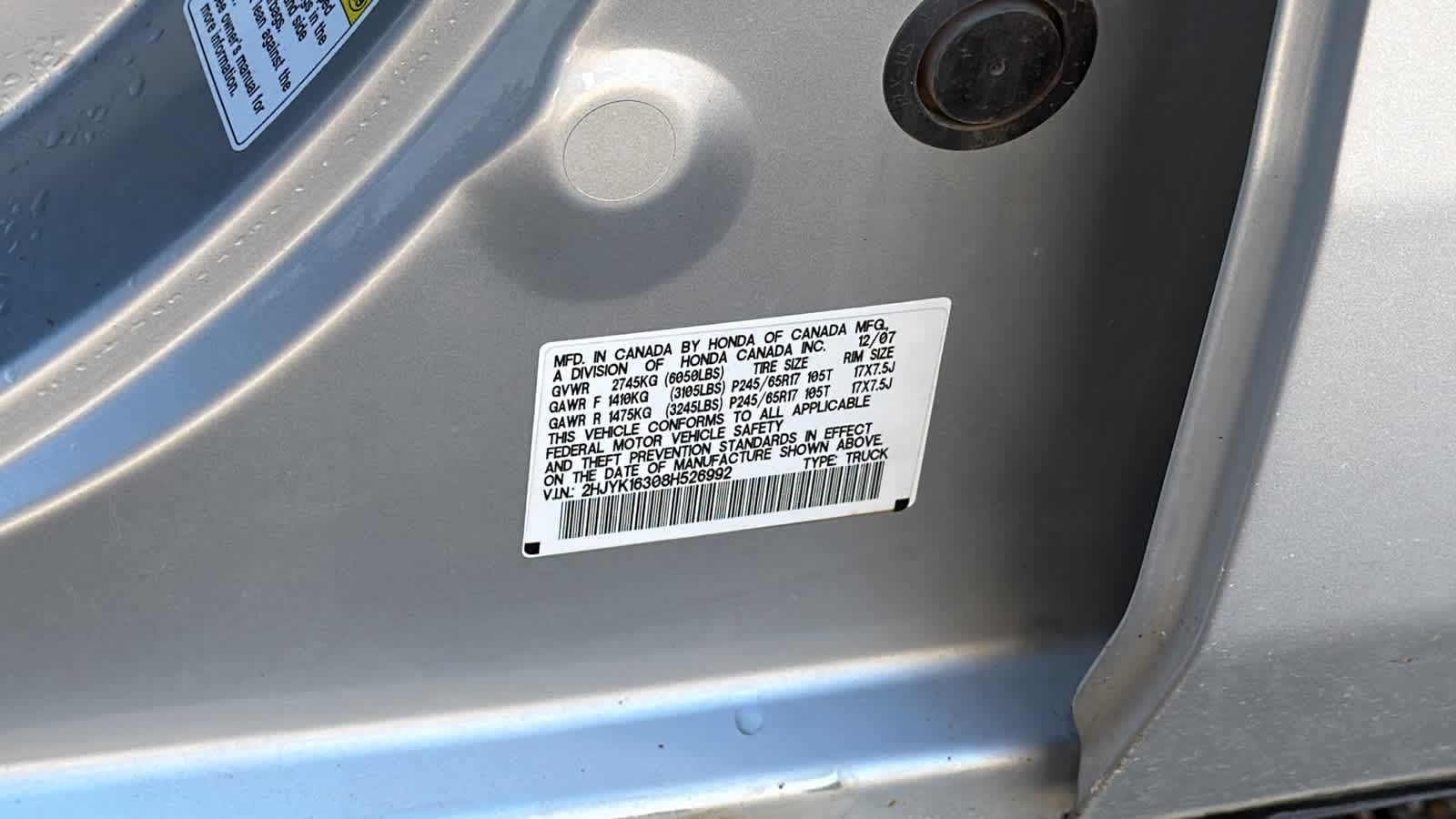 Thumbnail: 2008 Honda Ridgeline - 20