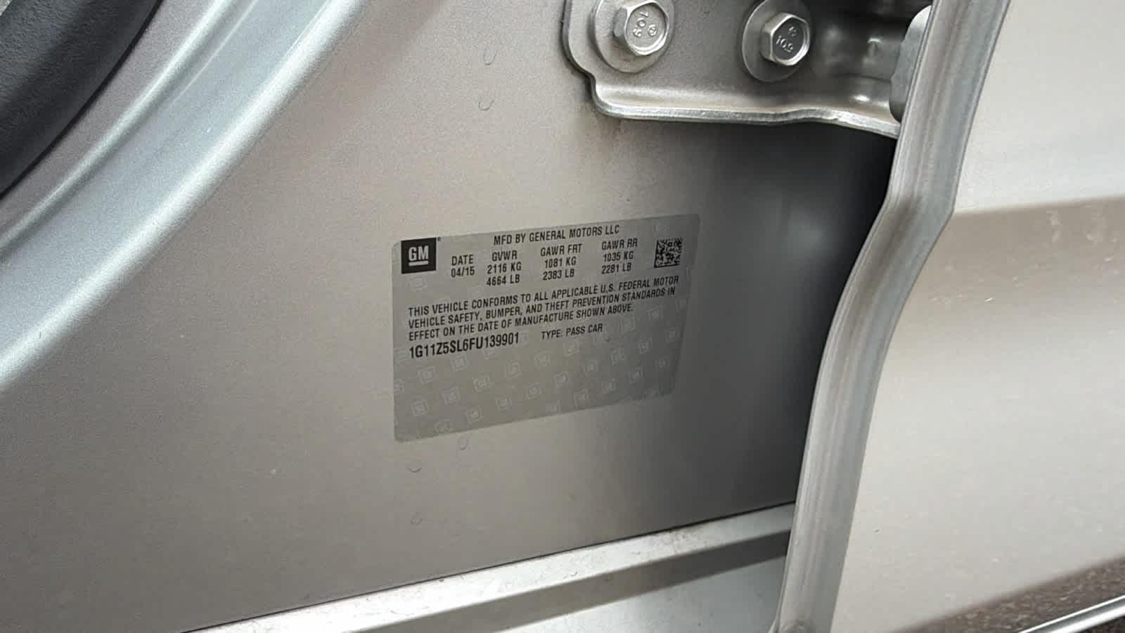 Thumbnail: 2015 Chevrolet Impala - 21