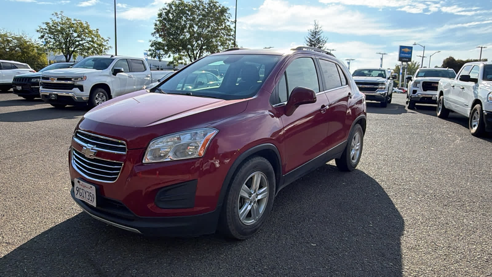 Used 2015 Chevrolet Trax LT with VIN KL7CJLSB7FB167119 for sale in Redding, CA