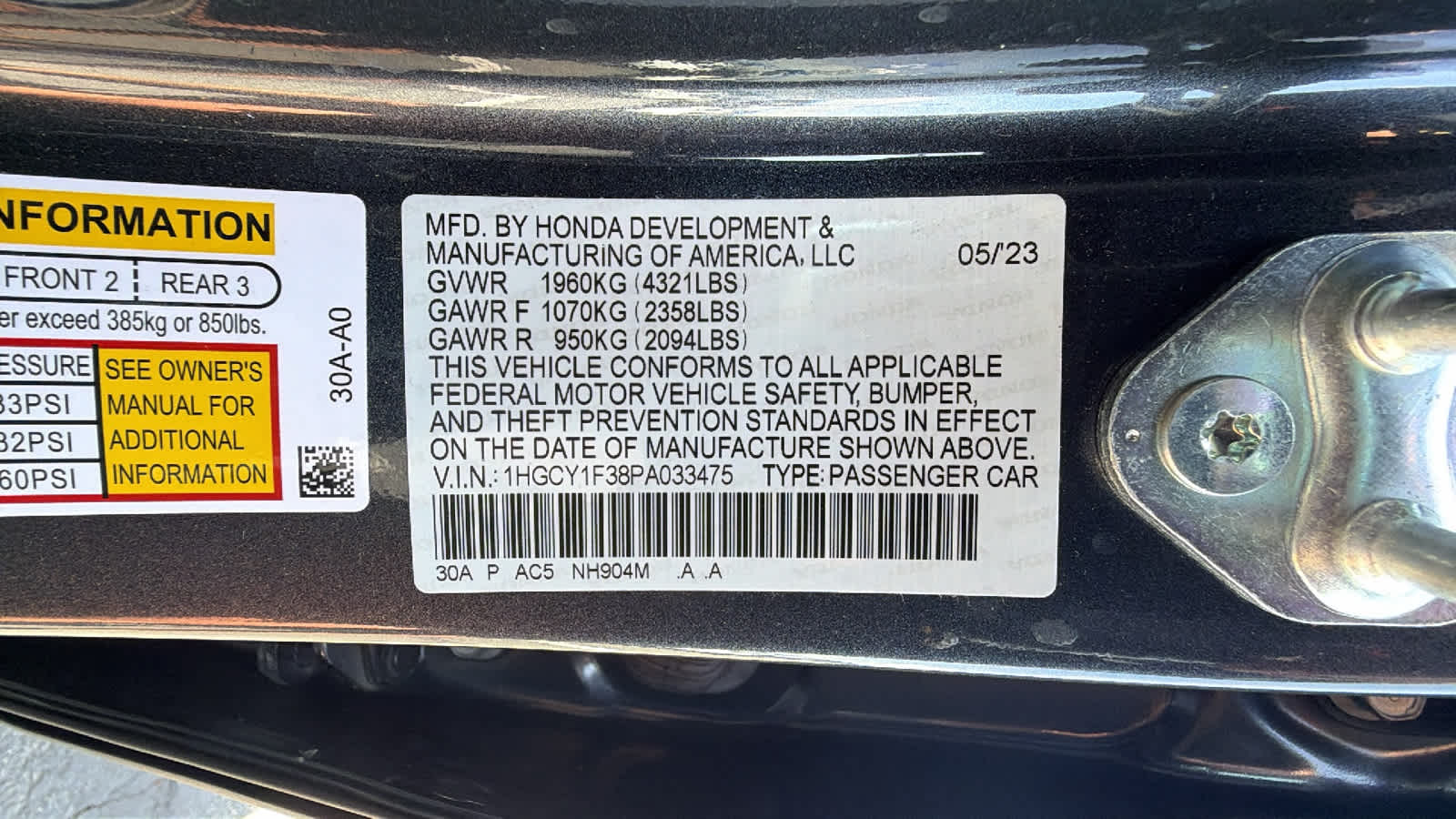 Thumbnail: 2023 Honda Accord - 30