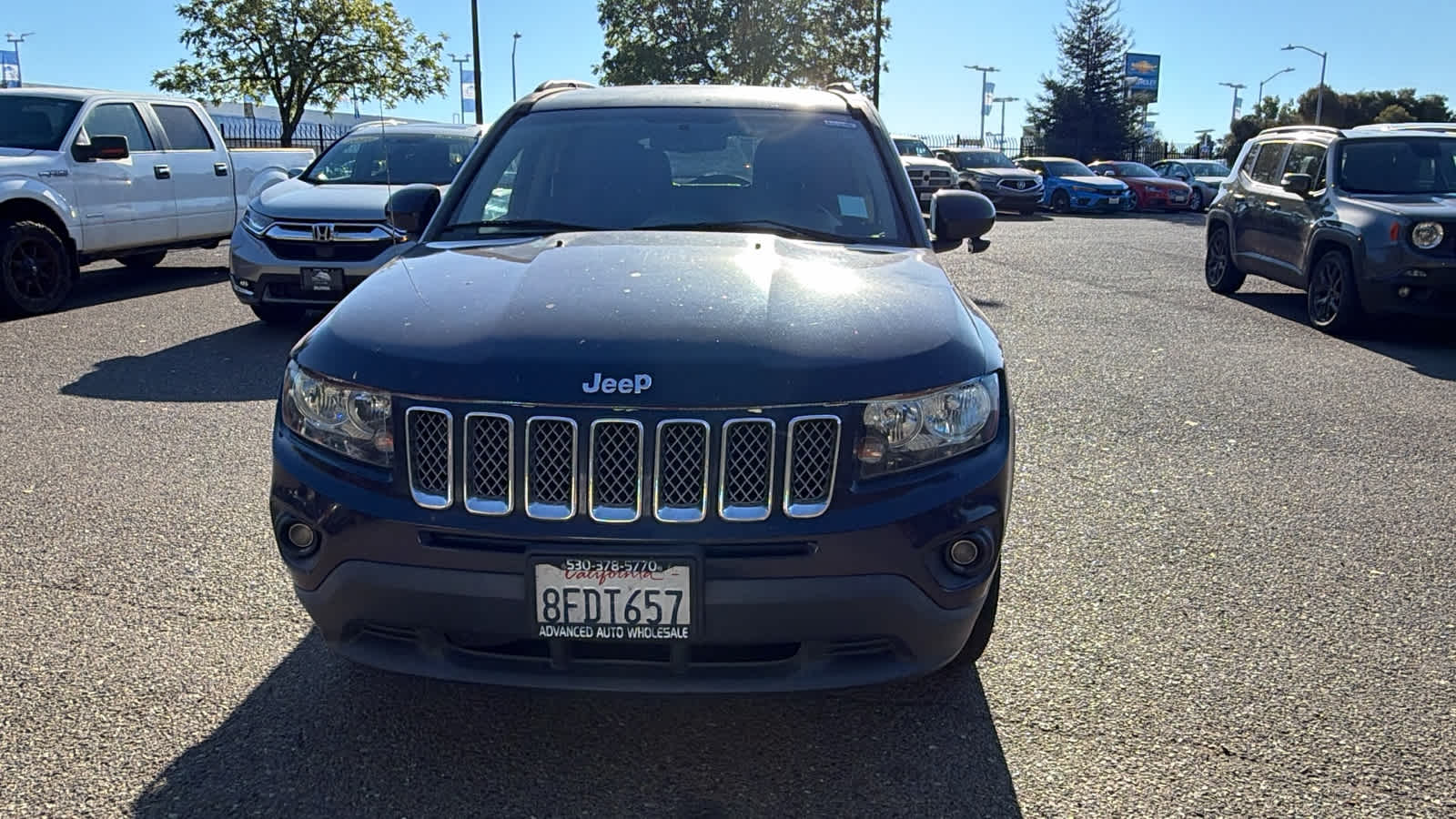 Used 2017 Jeep Compass Latitude with VIN 1C4NJDEB1HD191288 for sale in Redding, CA