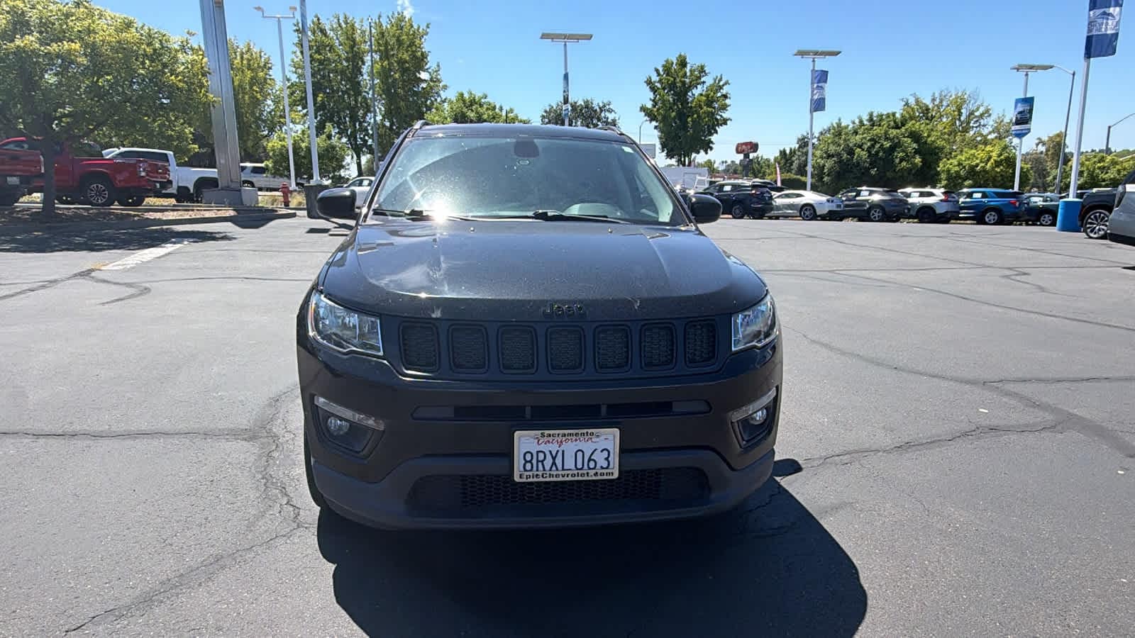 Used 2020 Jeep Compass Altitude with VIN 3C4NJCBB2LT108436 for sale in Redding, CA