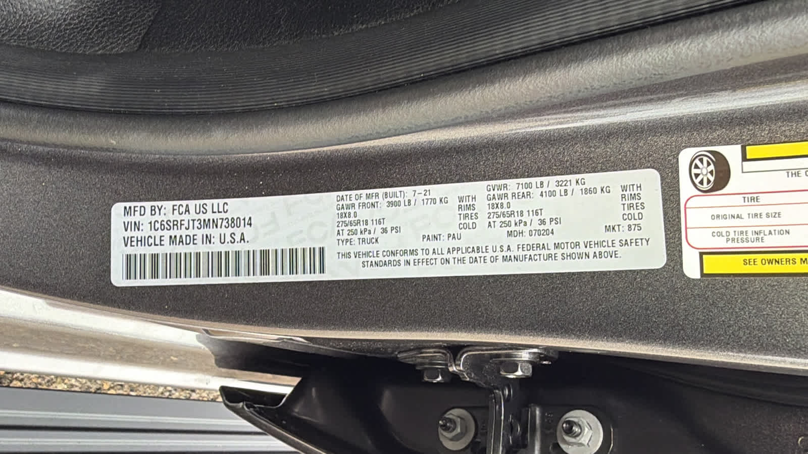 Thumbnail: 2021 RAM 1500 - 21