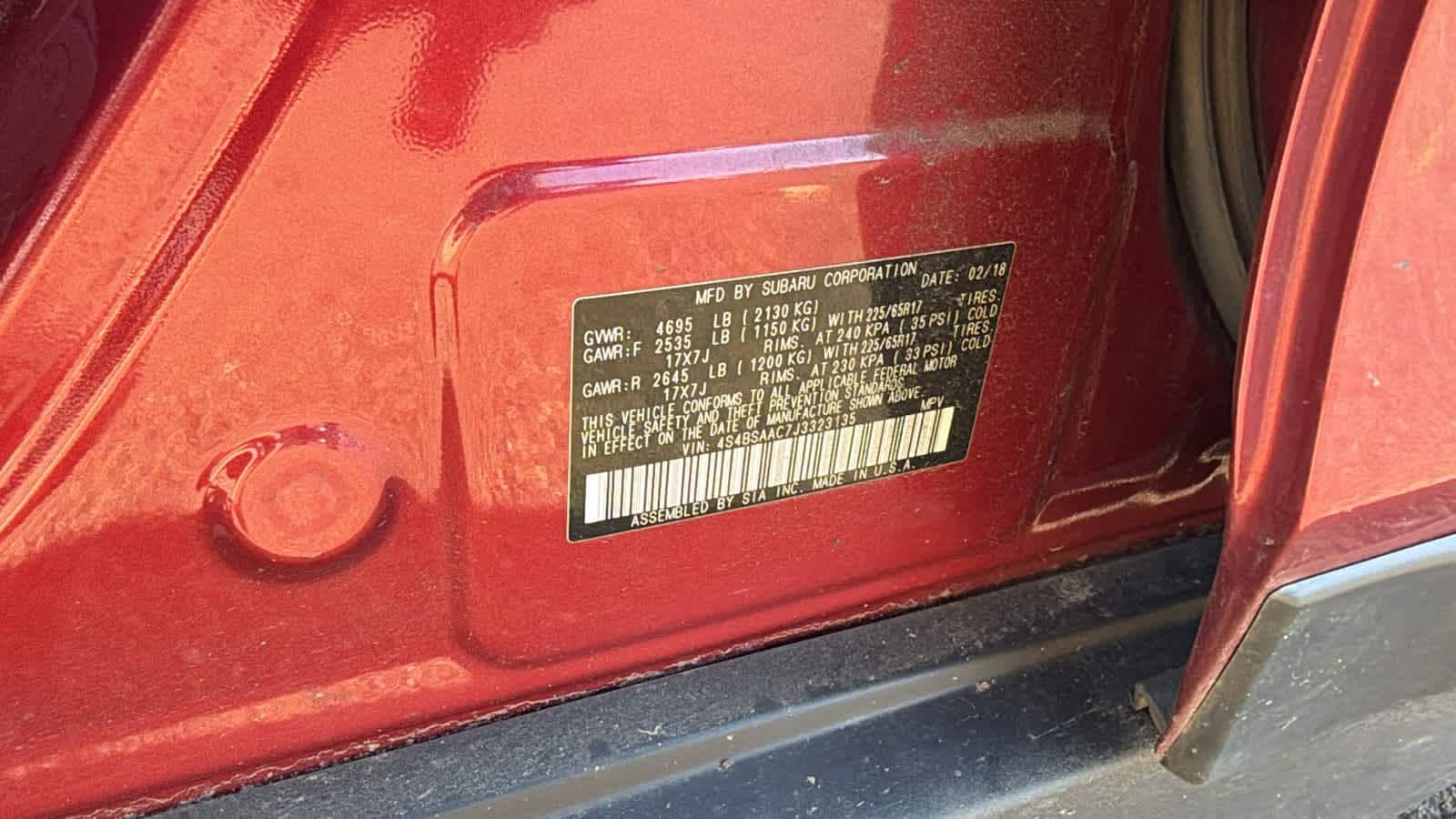 Thumbnail: 2018 Subaru Outback - 17