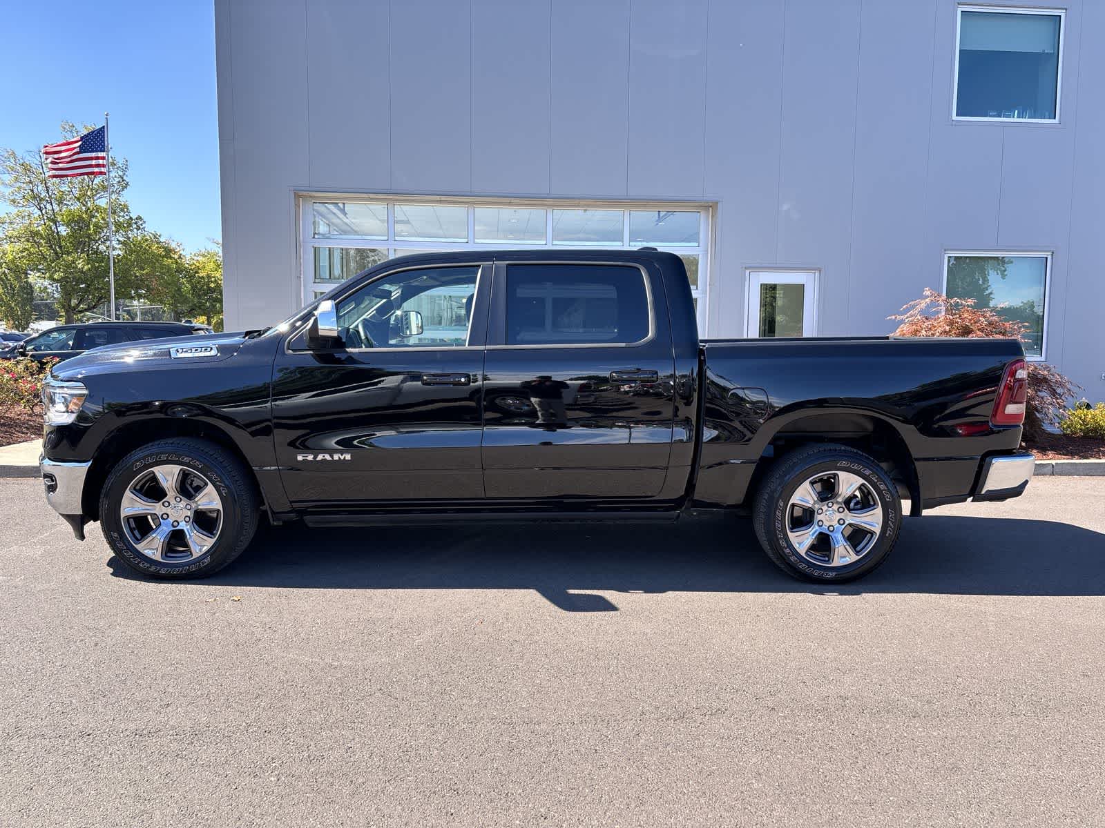 Certified 2023 RAM Ram 1500 Pickup Laramie with VIN 1C6SRFJT8PN617645 for sale in Eugene, OR