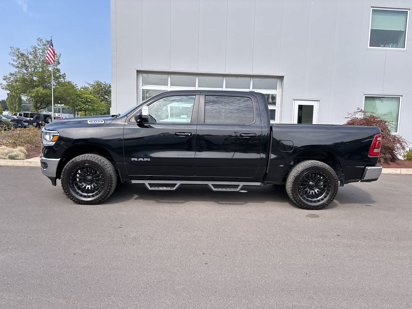 Used 2023 RAM Ram 1500 Pickup Laramie with VIN 1C6SRFJT9PN637340 for sale in Eugene, OR