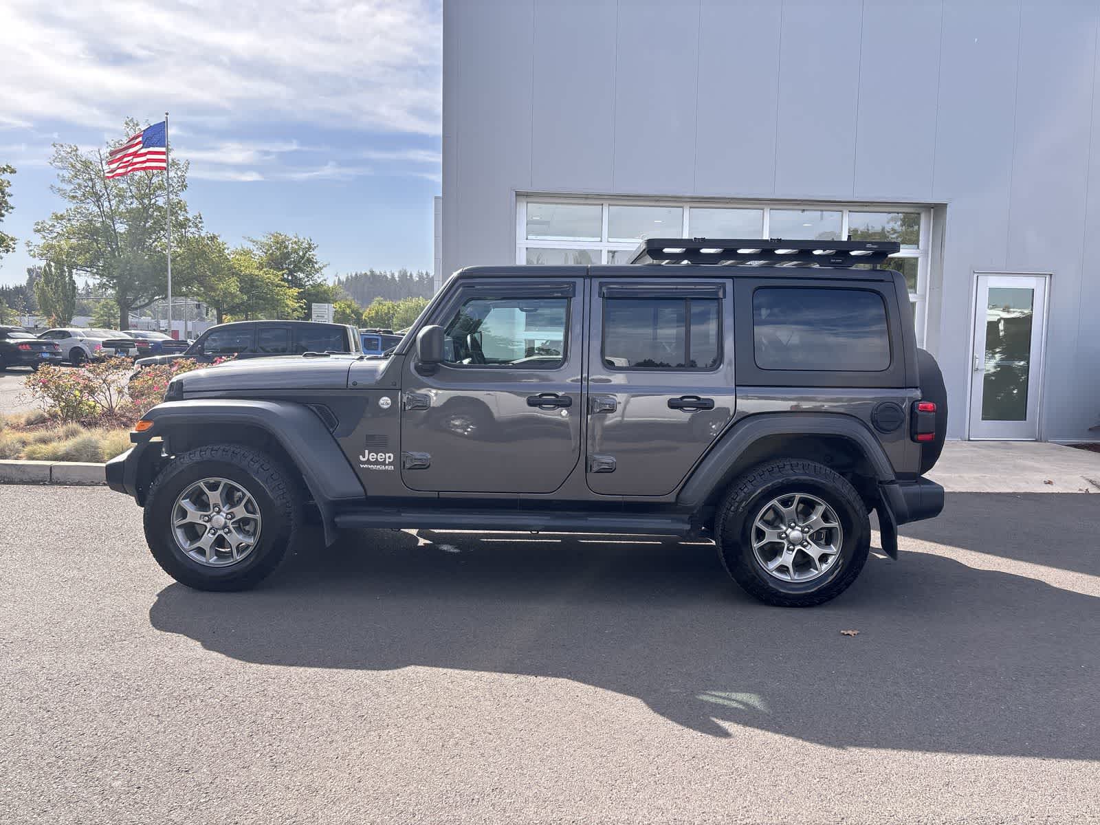 Certified 2020 Jeep Wrangler Unlimited Freedom with VIN 1C4HJXDG1LW217235 for sale in Eugene, OR