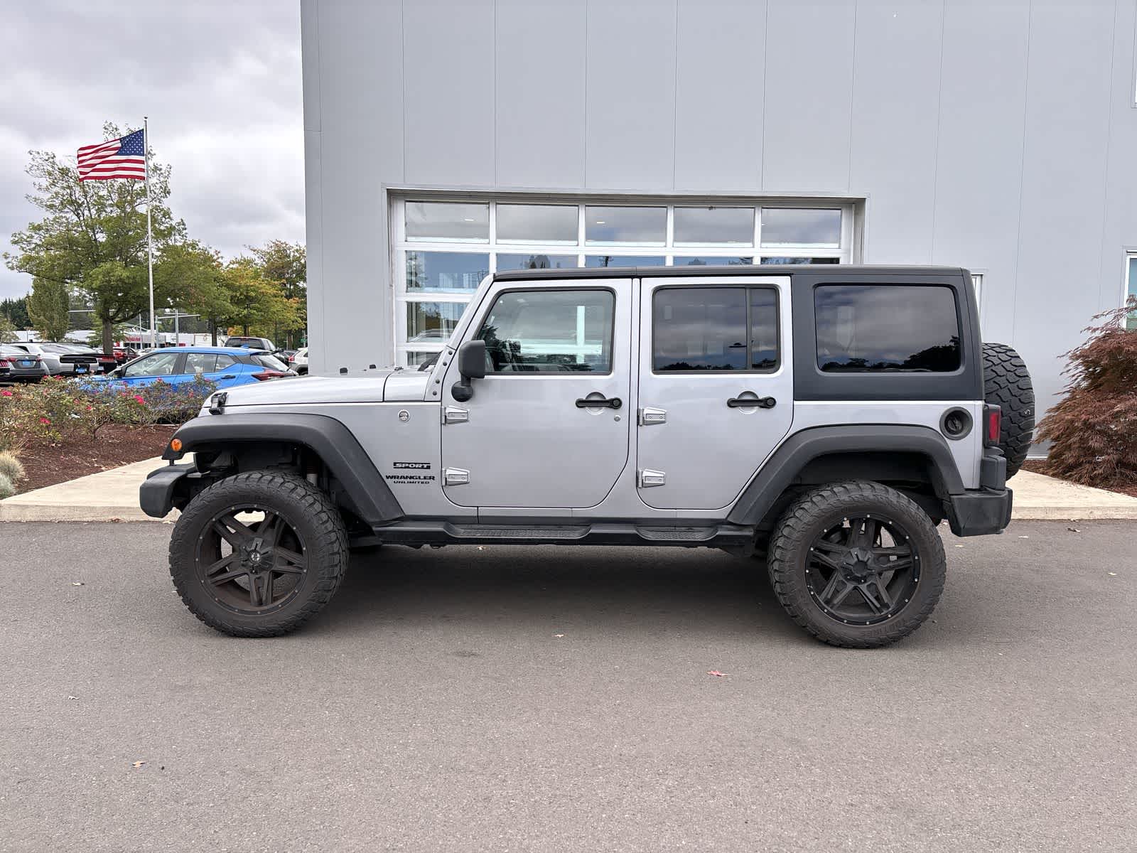 Used 2016 Jeep Wrangler Unlimited Sport S with VIN 1C4HJWDG9GL185829 for sale in Eugene, OR