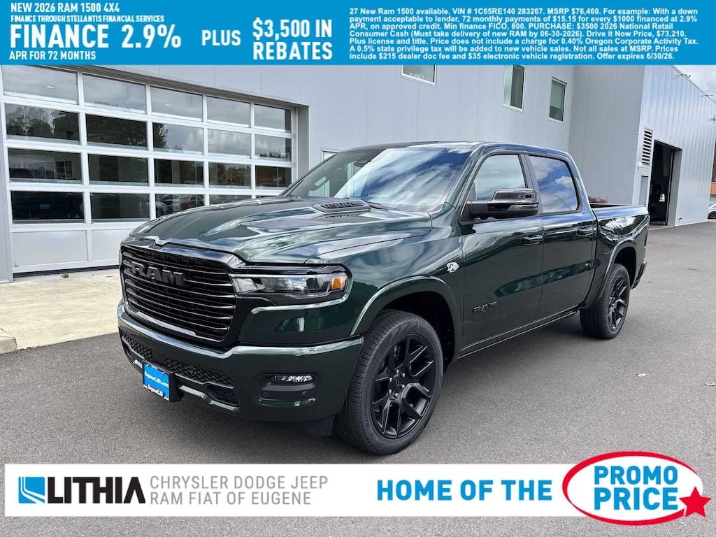 New 2026 Ram 1500 Laramie Pickup