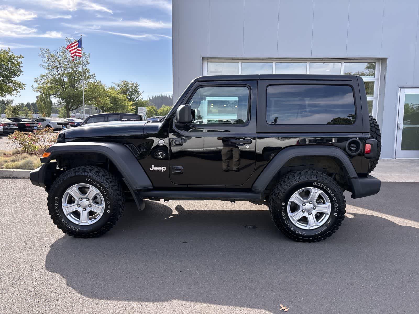 Certified 2019 Jeep Wrangler Sport with VIN 1C4GJXAG6KW626071 for sale in Eugene, OR