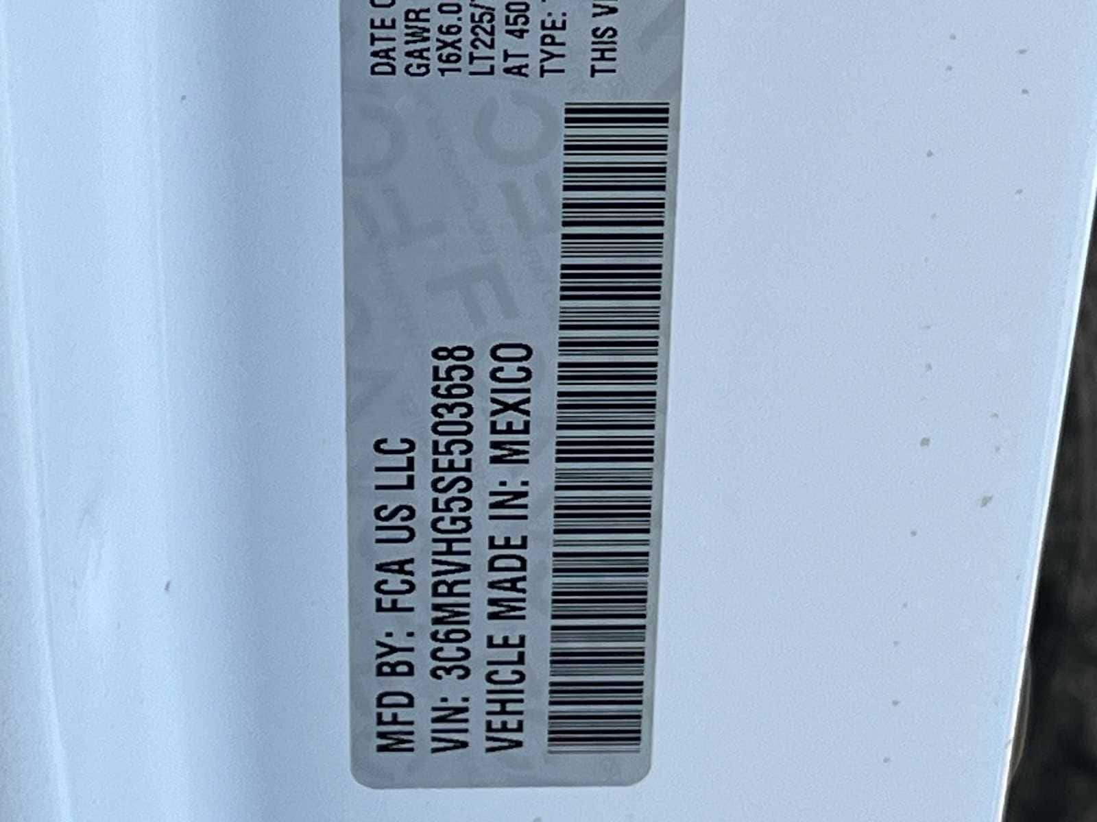 2025 RAM ProMaster 3500 21