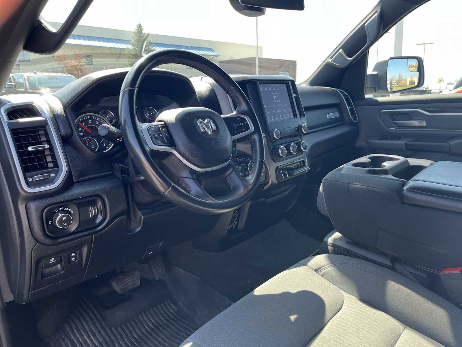 Certified 2021 RAM Ram 1500 Pickup Big Horn/Lone Star with VIN 1C6SRFMT0MN714653 for sale in Missoula, MT