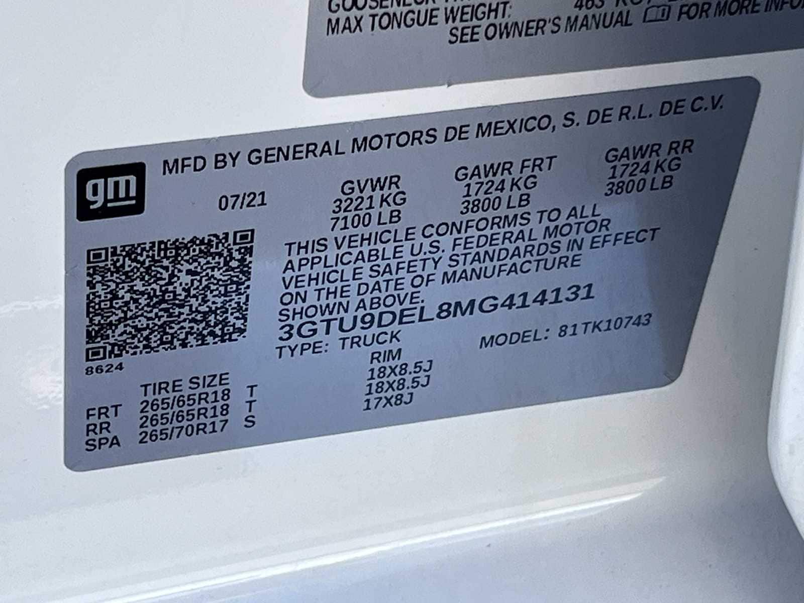 Thumbnail: 2021 GMC Sierra 1500 - 21