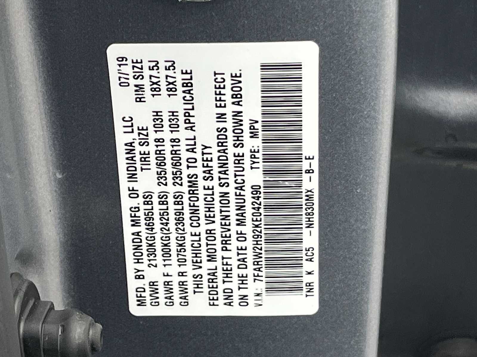 Thumbnail: 2019 Honda CR-V - 21