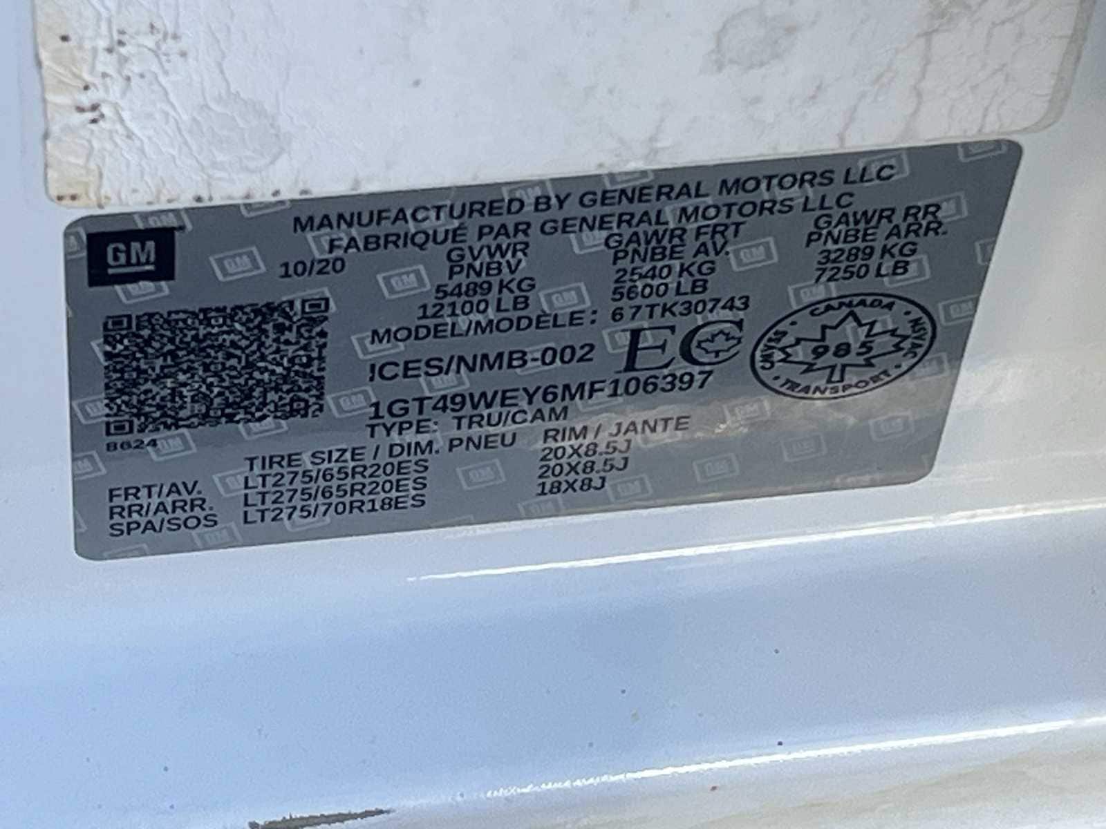 Thumbnail: 2021 GMC Sierra 3500 - 21