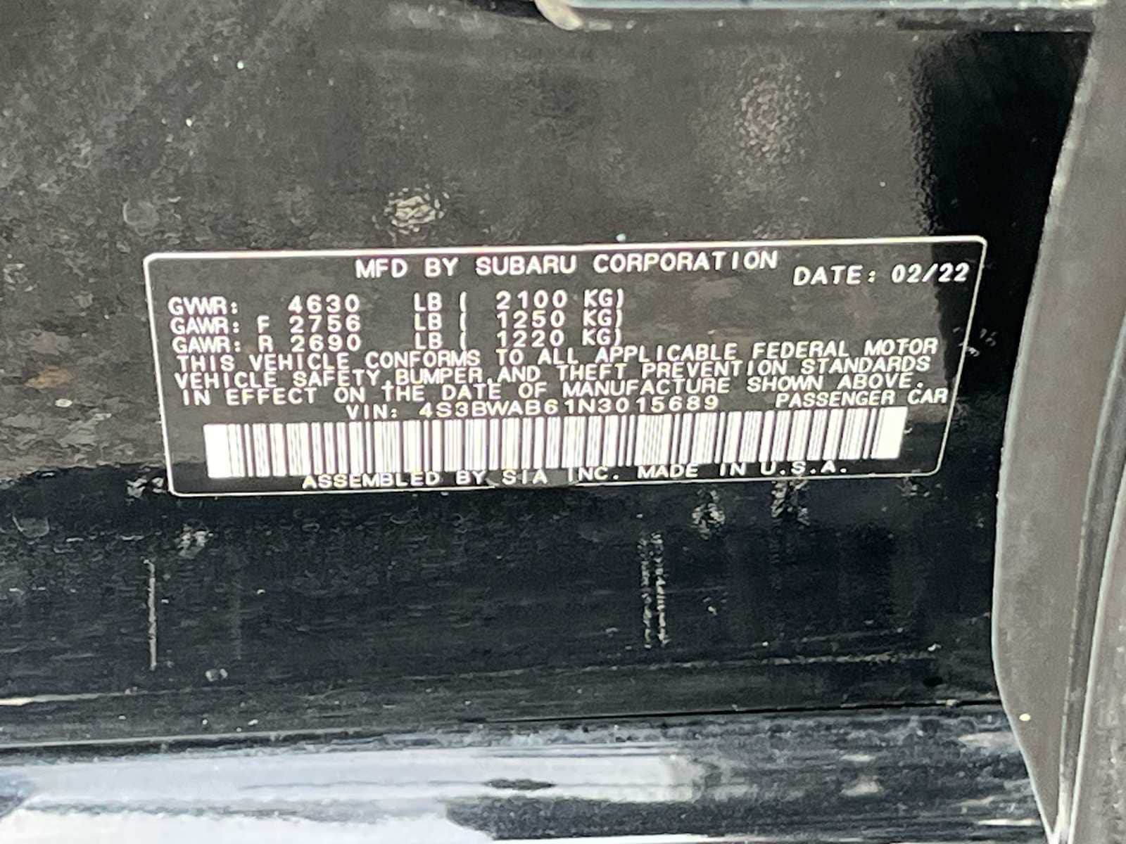 Thumbnail: 2022 Subaru Legacy - 21