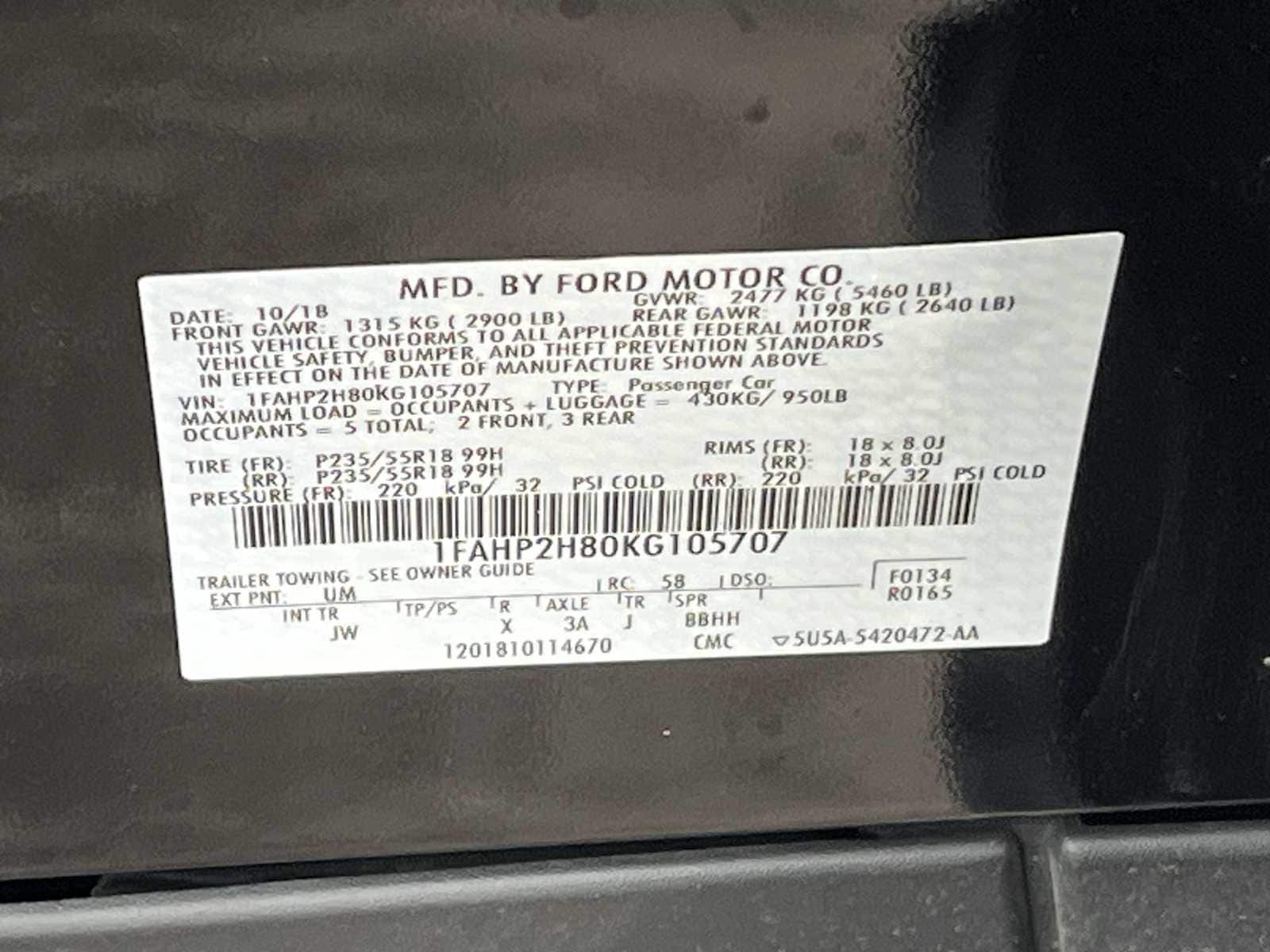 Thumbnail: 2019 Ford Taurus - 21