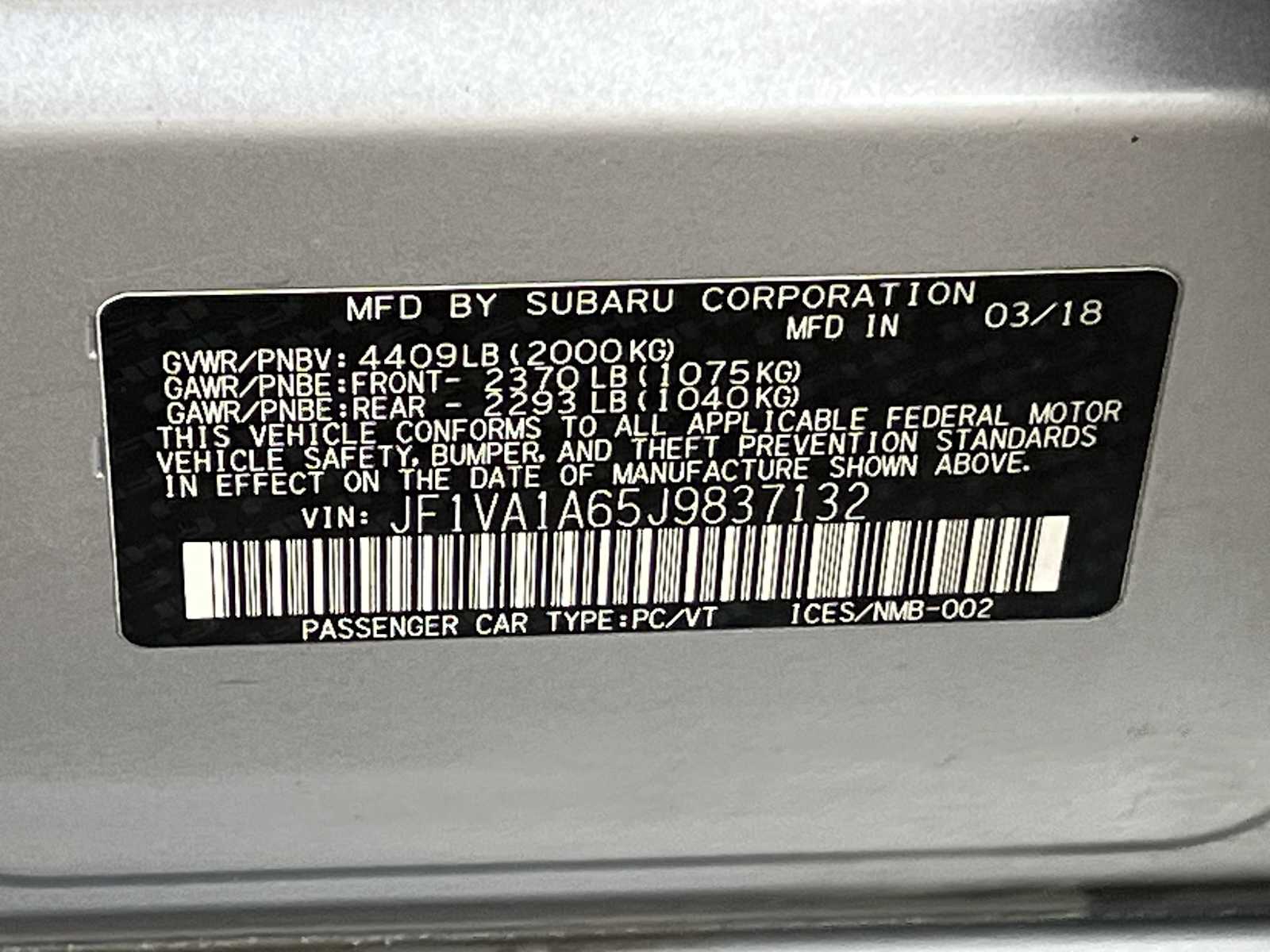 Thumbnail: 2018 Subaru WRX - 21