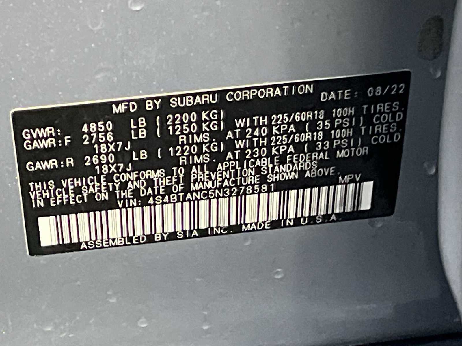 Thumbnail: 2022 Subaru Outback - 21