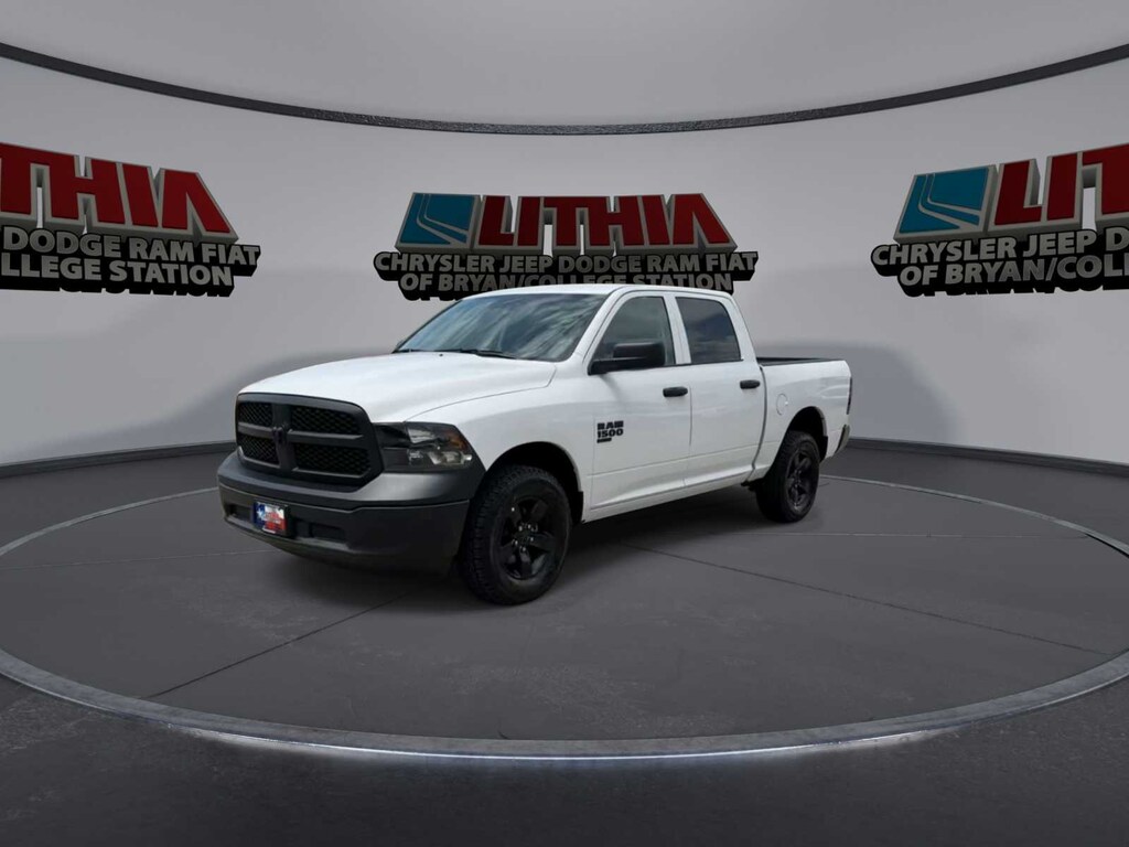 New 2024 Ram 1500 Classic Crew Cab TRADESMAN CREW CAB 4X4 5'7 BOX Bright White For Sale near