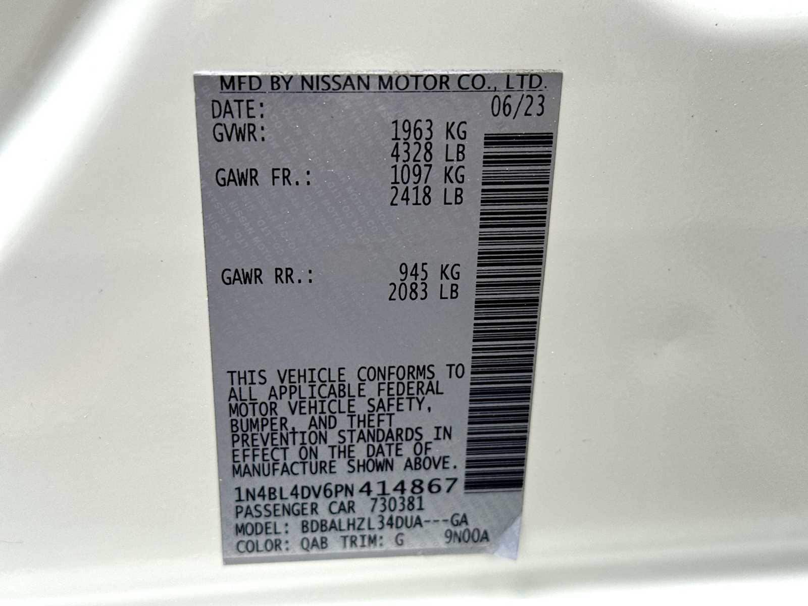 Thumbnail: 2023 Nissan Altima - 22